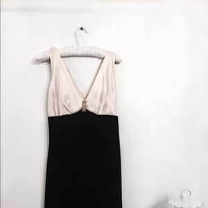 Short formal dress with scoop back